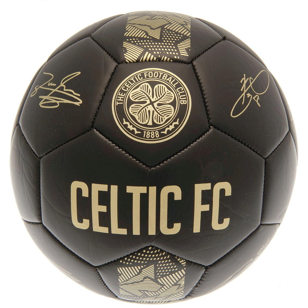 Black-Gold - Front - Celtic FC Phantom Signature Football