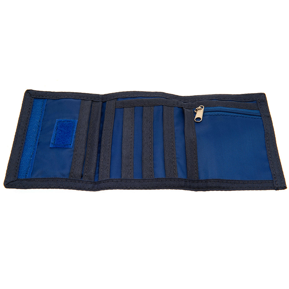Royal Blue-White-Black - Side - Chelsea FC Flash Nylon Wallet