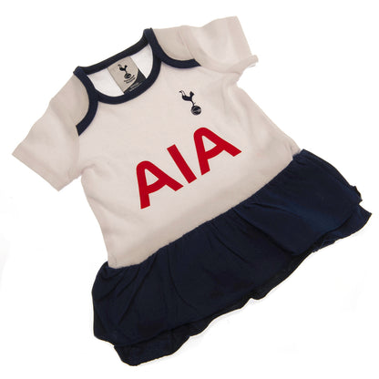 White-Navy - Back - Tottenham Hotspur FC Baby Tutu Skirt Bodysuit