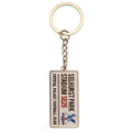 Silver - Front - Crystal Palace FC Street Sign Embossed Keyring