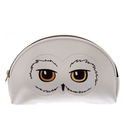 White-Brown-Black - Back - Harry Potter PU Toiletry Bag Set (Pack of 2)