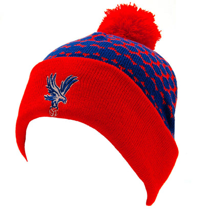 Blue-Red - Front - Crystal Palace FC Crest Ski Hat