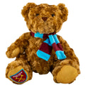 Brown-Blue-Claret - Front - West Ham United FC Classic Soft Touch Teddy Bear
