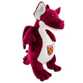 Claret-White - Back - West Ham United FC Dragon Plush Toy
