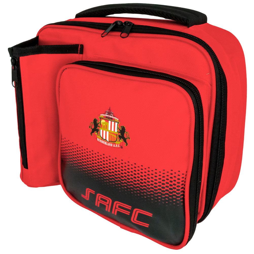 Red-Black - Side - Sunderland AFC Fade Lunch Bag