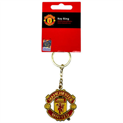 Yellow-Red - Back - Manchester United FC Keyring