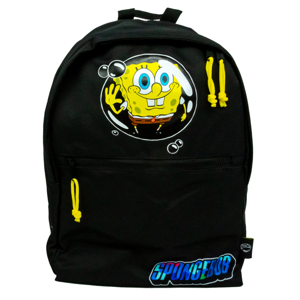 Black-Yellow - Front - SpongeBob SquarePants Premium Backpack