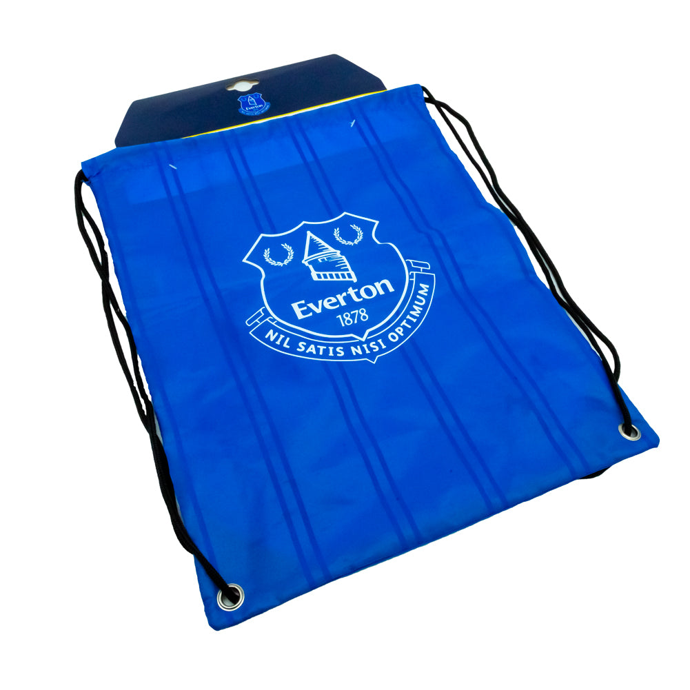 Blue-White - Back - Everton FC Retro Drawstring Bag