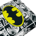 Black-White-Yellow - Back - Batman Logo Polyester Comic Cushion