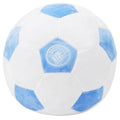 White-Sky Blue - Front - Manchester City FC Football Plush Toy