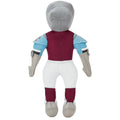 Claret Red-Sky Blue-White - Back - West Ham United FC Mascot Plush Toy
