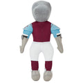 Claret Red-Sky Blue-White - Back - West Ham United FC Mascot Plush Toy