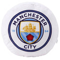White-Blue - Front - Manchester City FC Filled Cushion