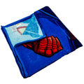 Blue-Red - Back - Spider-Man Printed Beach Towel