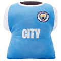Blue-White - Front - Manchester City FC Shirt Filled Cushion