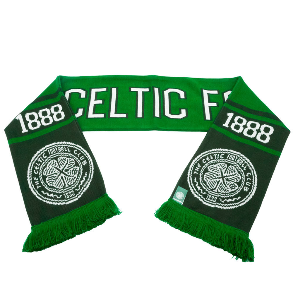 Green-White - Side - Celtic FC Nero Winter Scarf