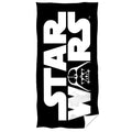 Black-White - Front - Star Wars Darth Vader Beach Towel