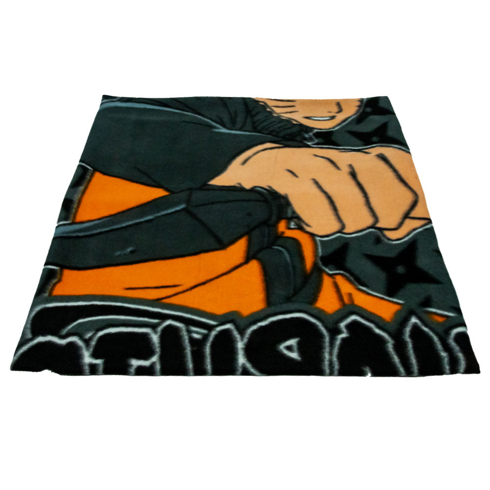 Black-Dark Grey - Back - Naruto: Shippuden Fleece Blanket