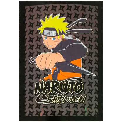 Black-Dark Grey - Front - Naruto: Shippuden Fleece Blanket