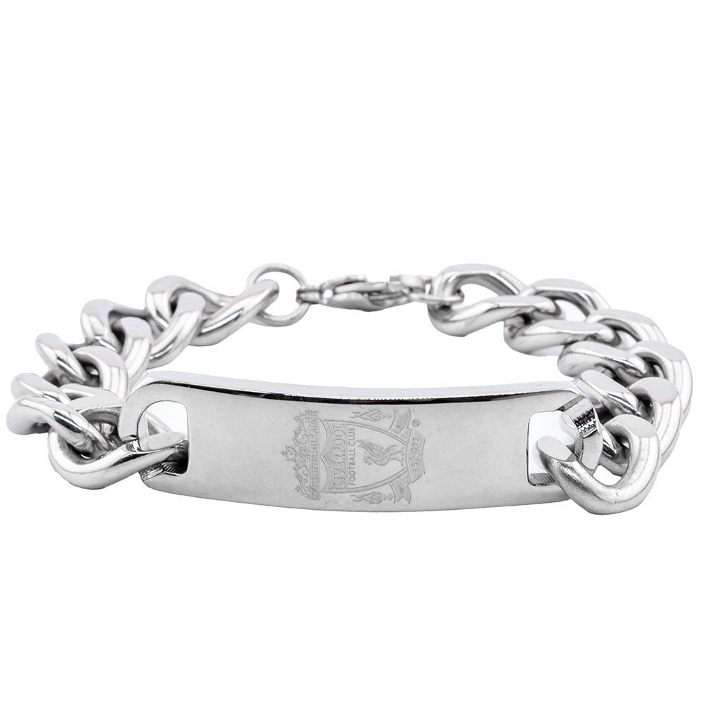 Silver - Front - Liverpool FC Chunky Bracelet