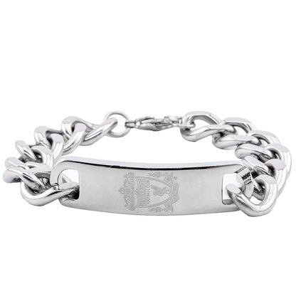 Silver - Front - Liverpool FC Chunky Bracelet