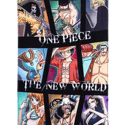 Multicoloured - Back - One Piece Characters Towel