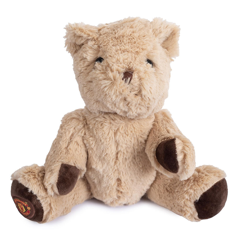 Beige-Brown - Back - Manchester United FC George Teddy Bear