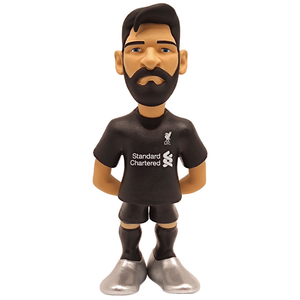 Black-White - Front - Liverpool FC Alisson Becker MiniX Football Figurine