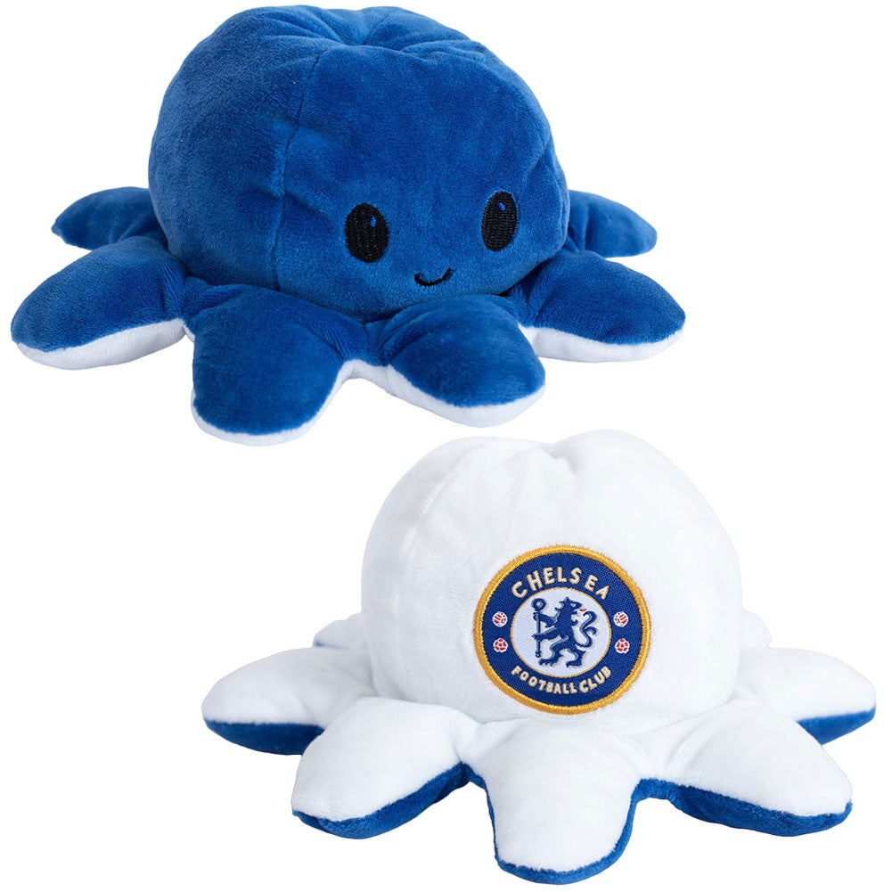 Blue-White - Front - Chelsea FC Reversible Octopus Plush Toy