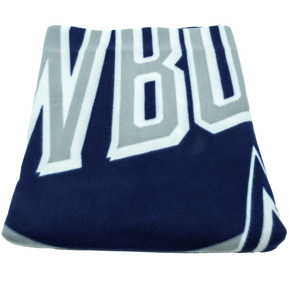 Blue-Grey - Side - Dallas Cowboys Fleece Throw