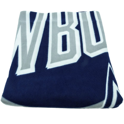 Blue-Grey - Side - Dallas Cowboys Fleece Throw