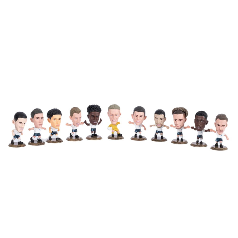 Multicoloured - Front - England FA 2024 SoccerStarz Football Figurine (Pack of 11)