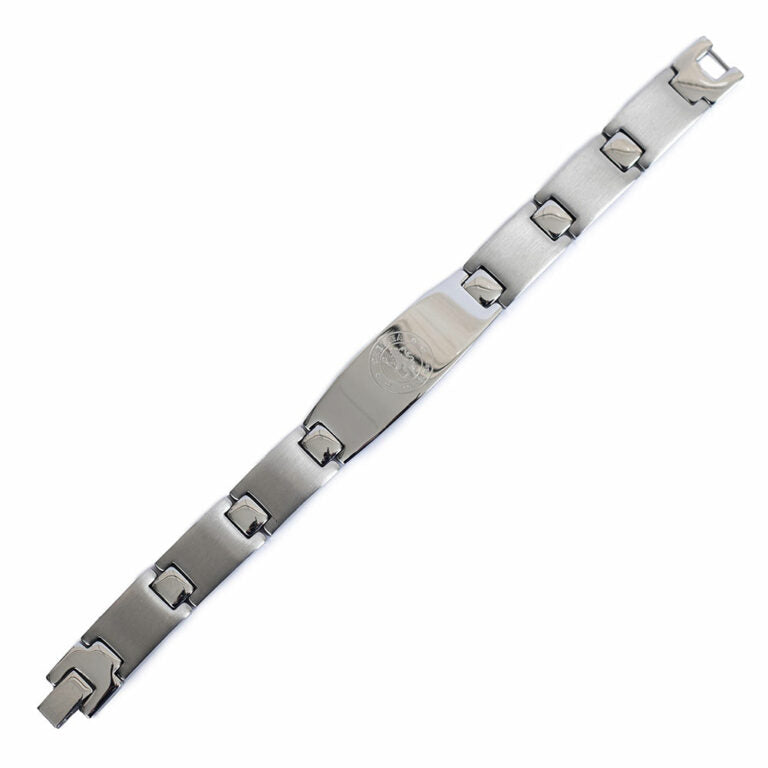 Silver - Back - Chelsea FC Oval Plate Bracelet