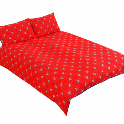 Red-Blue-White - Back - Arsenal FC Pulse Duvet Cover Set