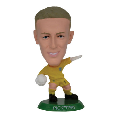 Yellow-Green - Front - England FA Jordan Pickford SoccerStarz Football Figurine