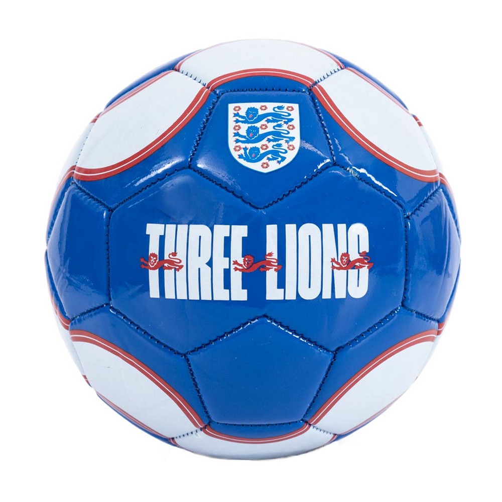 White-Blue-Red - Front - England FA Three Lions Training Ball