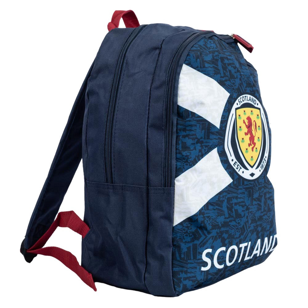 Navy Blue - Lifestyle - Scottish FA Crest Backpack