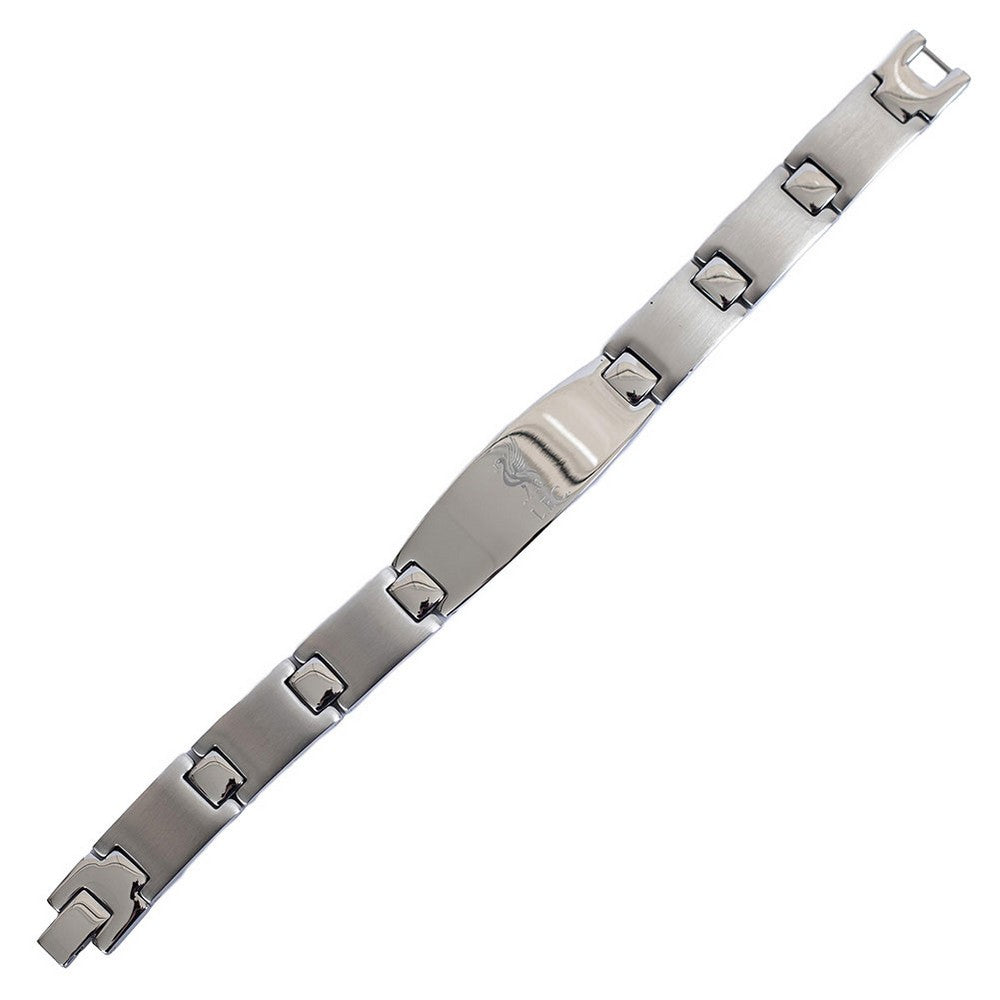 Silver - Back - Liverpool FC Oval Bracelet