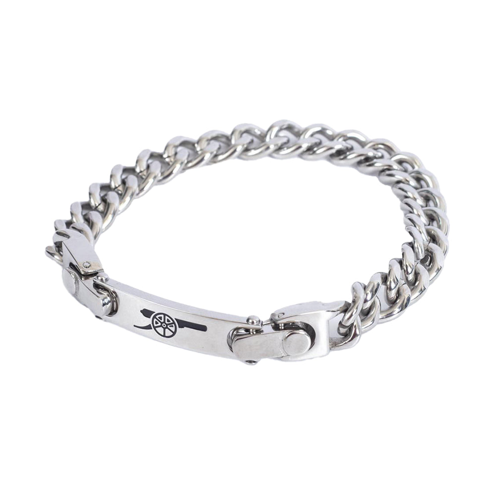 Silver - Back - Arsenal FC Detachable Bracelet