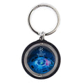 Blue-White-Silver - Back - Manchester City FC UCL Crest Spinner Keyring