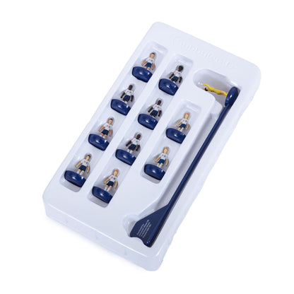 Blue-White - Side - England FA Subbuteo Team Mini Figures