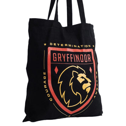 Black-Red - Side - Harry Potter Gryffindor Canvas Tote Bag