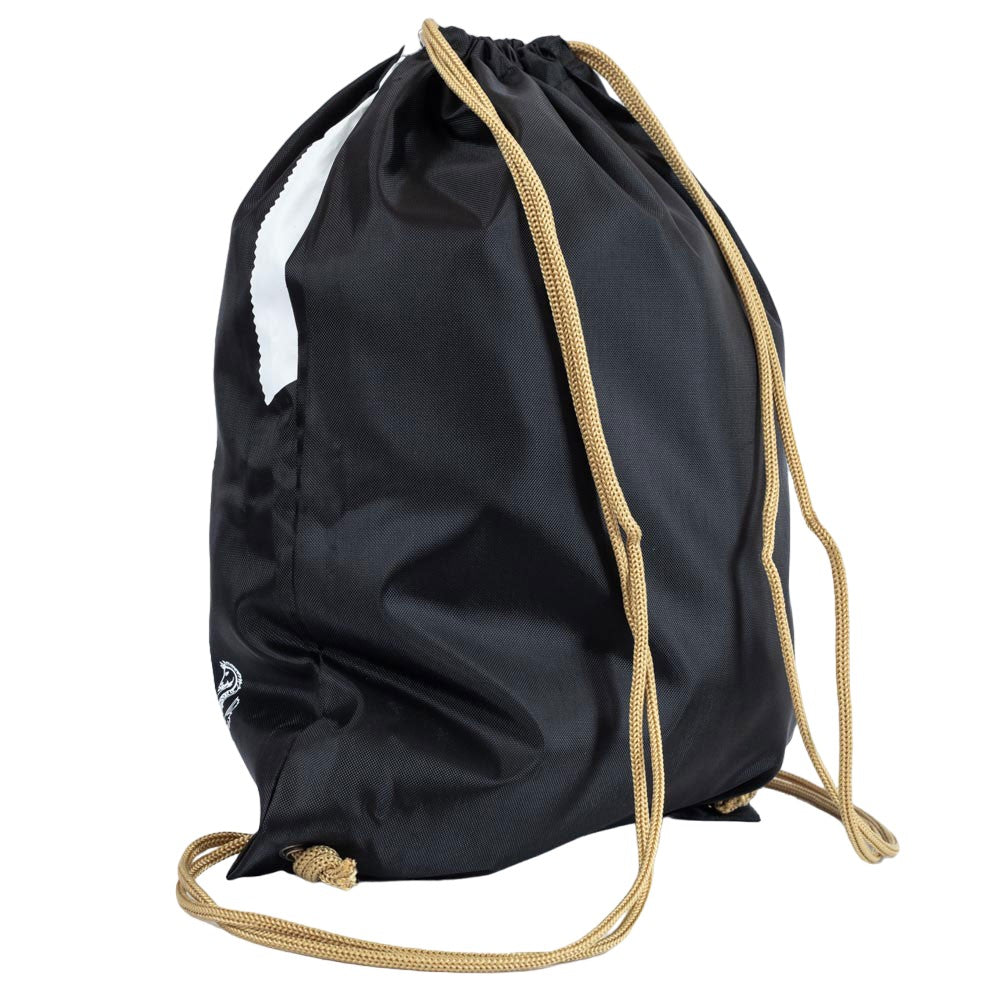 Black-White - Back - Newcastle United FC Stripe Gym Drawstring Bag