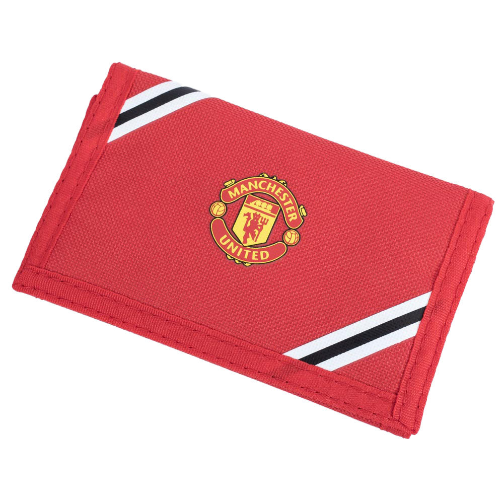 Red-Yellow - Front - Manchester United FC Core Stripe Wallet