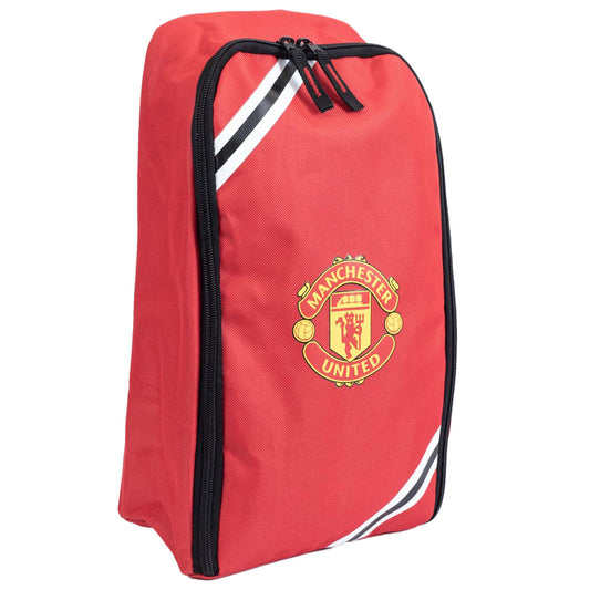 Red - Front - Manchester United FC Core Stripe Boot Bag