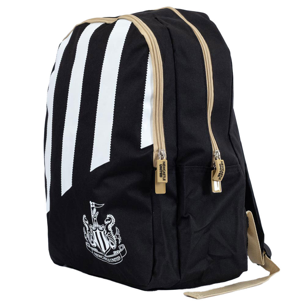 Black-White - Back - Newcastle United FC Stripe Backpack