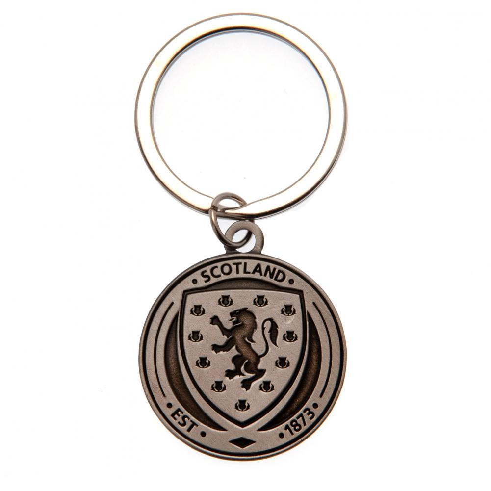 Silver - Front - Scotland FA Keyring