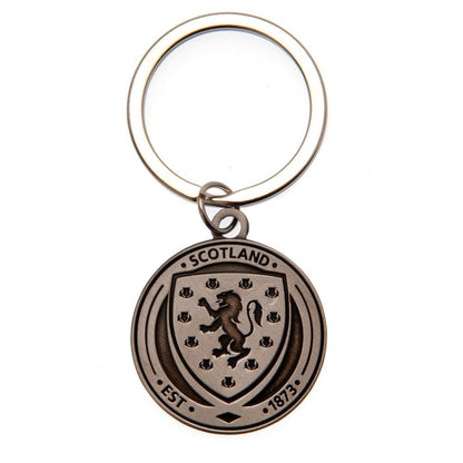 Silver - Front - Scotland FA Keyring