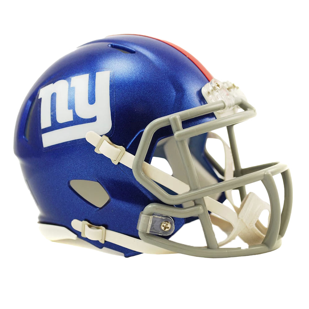 Dark Blue-Red-Grey - Front - New York Giants Speed Helmet Ornament