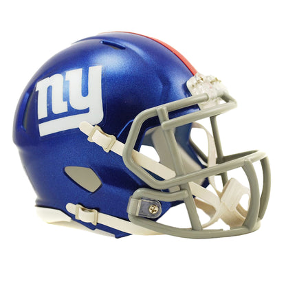Dark Blue-Red-Grey - Front - New York Giants Speed Helmet Ornament